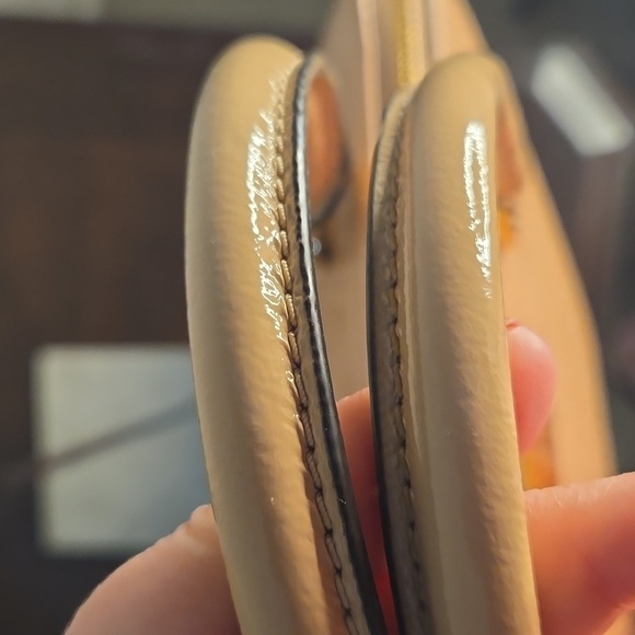 Michael Kors Oyster Cindy Domed Zip MK Embossed Satchel Bag - Picture 3 of 7